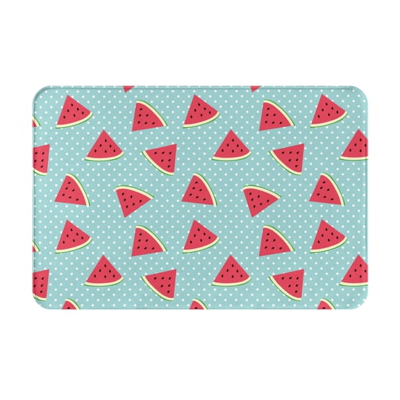 Logiee Watermelon Print Welcome Mats for Entryway,Door Mat for Front Door,Entry Mat,Doormat for Garden, Garage, Patio, Home, Porch Decor