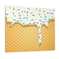 thumbnail image 1 of Logiee White Ice Cream Print Canvas Wall Art ,Art Poster,Canvas Decorative Picture,Decor Wall Pictures for Living Room Bedroom Bathroom,Ready to Hang, 1 of 6