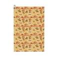 thumbnail image 1 of Logiee Wild West Colorful Print Golf Towels,16" x 24" Portable Golf Towel for Golf Bag with Carabiner Clip to Quickly Remove Sand,Mud and Sweat, 1 of 8