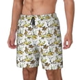 thumbnail image 1 of Logiee Wild West Western Print Men's Swim Trunk,Quick Dry Board Shorts ,Men's Swim Trunks with Compression Liner, Bathing Suits with Pockets-Medium, 1 of 6
