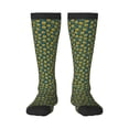 thumbnail image 1 of Logiee Yellow Floral Print Gift Stocking Stuffers,Adult Stockings,Novelty Socks,Funny Socks Birthday Running Walking Sleeping, 1 of 6
