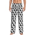 thumbnail image 1 of Logiee Yin Yang Print Pajama Pants for Men,Men’s Pajama Bottoms,Mens PJ Pants with Pockets & Button Fly-3X-Large, 1 of 6