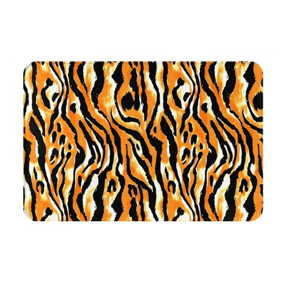 Logiee Zebra Print Welcome Mats for Entryway,Door Mat for Front Door,Entry Mat,Doormat for Garden, Garage, Patio, Home, Porch Decor