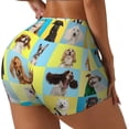 thumbnail image 1 of Logiee arious dog breeds Print Women's Biker Shorts,Workout Gym Shorts,Scrunch Shorts,Tummy Control Hidden Scrunch Running Yoga Shorts-Small, 1 of 8