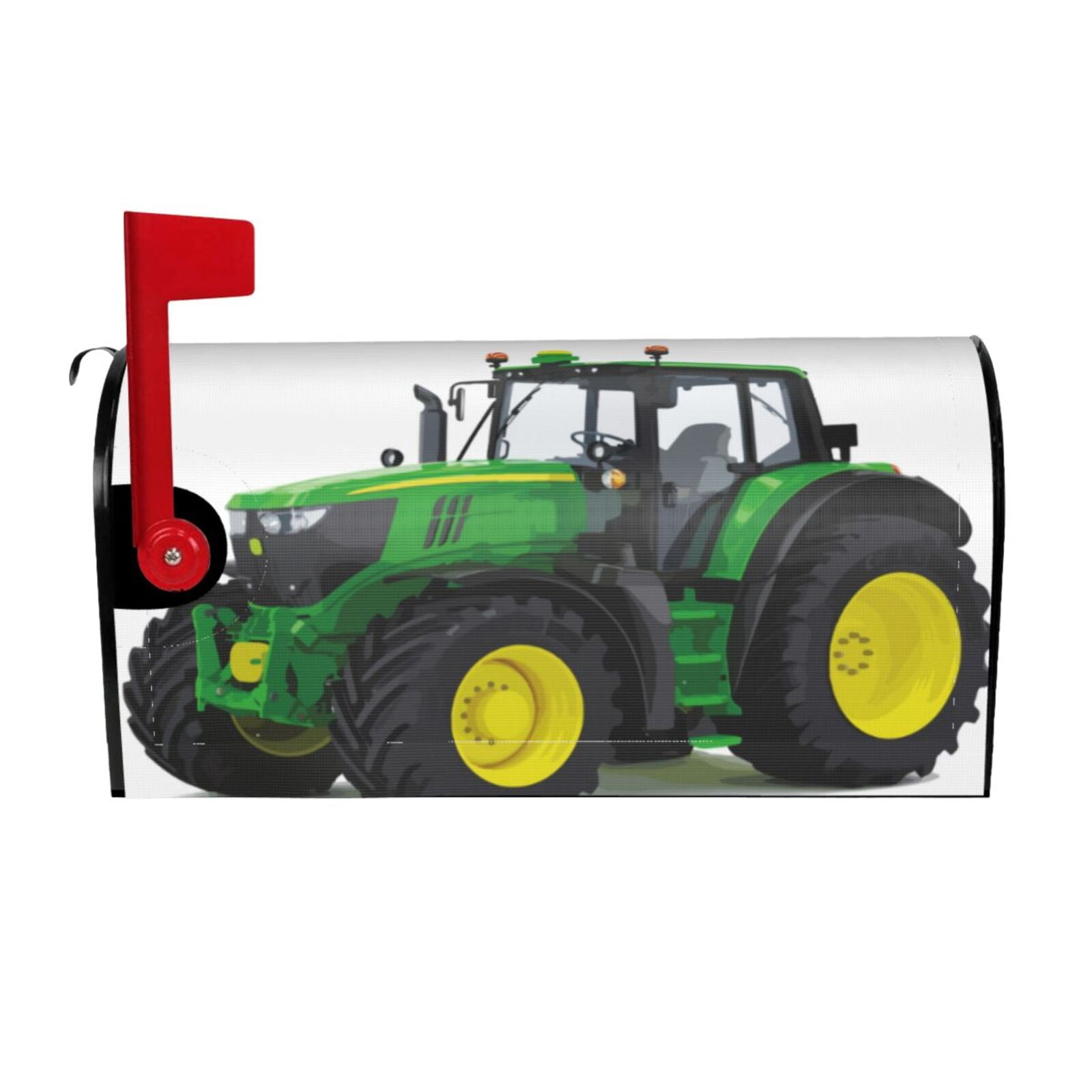Logiee big farm tractor Print Post Letter Box Wrap Decor, Mailbox Cover Suitable for Standard Mailbox and Large Size Mailbox,Outdoor Yard Decoration-21x18 in