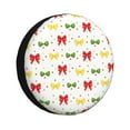 thumbnail image 1 of Logiee cartoon colorful Bow tie Print Spare Tire Cover, Universal Wheel Protectors,Waterproof Dust-Proof UV Sun Wheel Tire Cover,Fit for SUV, RV, Travel Trailer, Truck-14 inch, 1 of 6