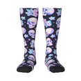 thumbnail image 1 of Logiee crystal flower Skull Print Gift Stocking Stuffers,Adult Stockings,Novelty Socks,Funny Socks Birthday Running Walking Sleeping, 1 of 6