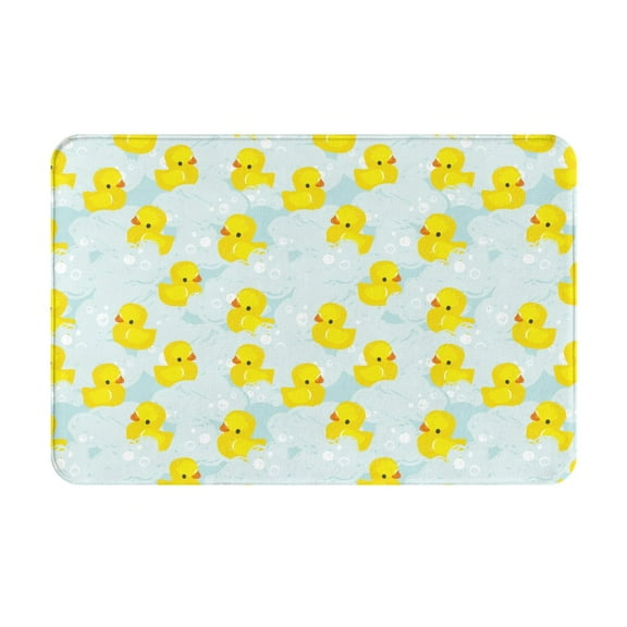 Logiee cute rubber duck Print Welcome Mats for Entryway,Door Mat for Front Door,Entry Mat,Doormat for Garden, Garage, Patio, Home, Porch Decor