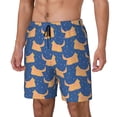 thumbnail image 1 of Logiee dogs Print Men's Swim Trunk,Quick Dry Board Shorts ,Men's Swim Trunks with Compression Liner, Bathing Suits with Pockets-3X-Large, 1 of 6