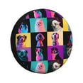 thumbnail image 1 of Logiee funny dogs Print Spare Tire Cover, Universal Wheel Protectors,Waterproof Dust-Proof UV Sun Wheel Tire Cover,Fit for SUV, RV, Travel Trailer, Truck-14 inch, 1 of 6
