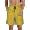 thumbnail image 1 of Logiee nachos cracker Print Mens Swim Trunks Quick Dry Board Shorts,Breathable Hawaii Beach Shorts Swimwear Bathing Suits-3X-Large, 1 of 6
