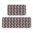 thumbnail image 1 of Logiee rock record Skull artist Print Kitchen Mats for Floor Sets of 2,Waterproof Kitchen Rugs,Non Slip Comfort Standing Mat Rug for Home,Runner,Sink,Office,Laundry, 1 of 6