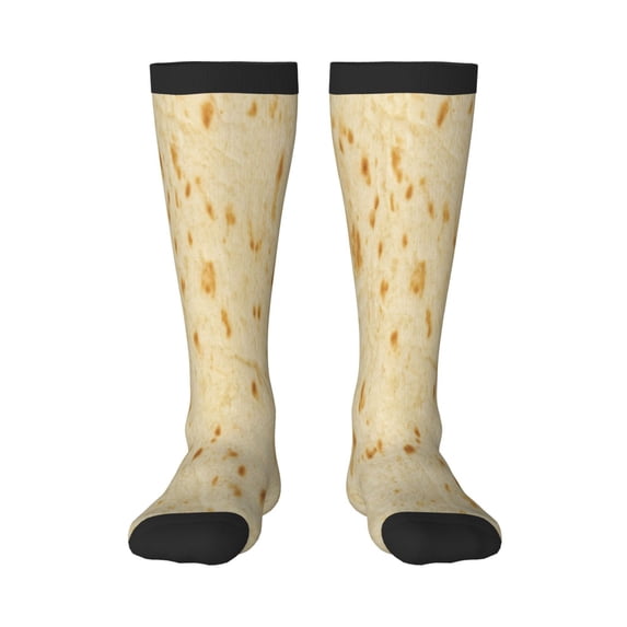 Logiee tortilla Print Gift Stocking Stuffers,Adult Stockings,Novelty Socks,Funny Socks Birthday Running Walking Sleeping