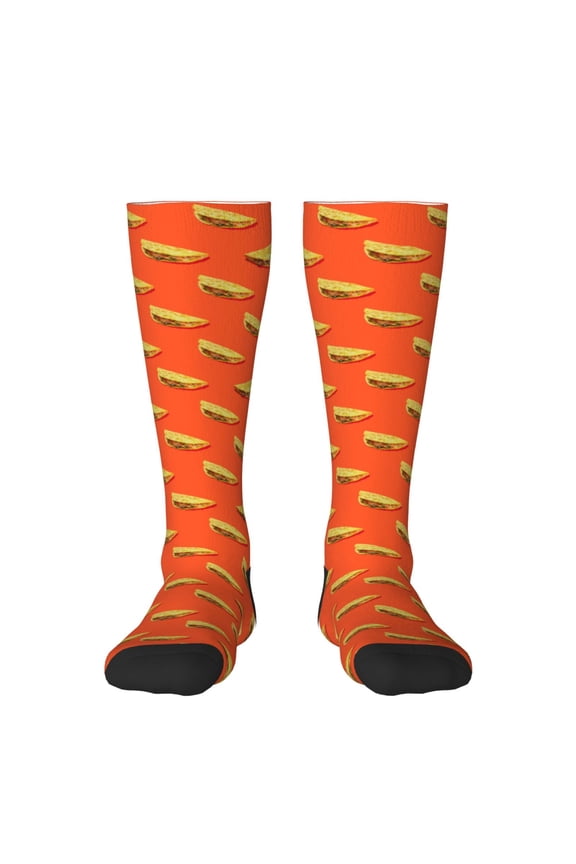 tortilla tacos Print Gift Stocking Stuffers,Adult Stockings,Novelty Socks,Funny Socks Birthday Running Walking Sleeping