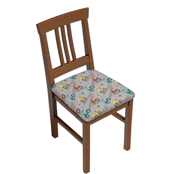 Logiee truck car Print Square Chair Seat Covers, Stretch Chair Seat Covers,Seat Chair Slipcover, Non-Slip Chair Slipcover,Furniture Protector for Indoor and Outdoor-Six Piece