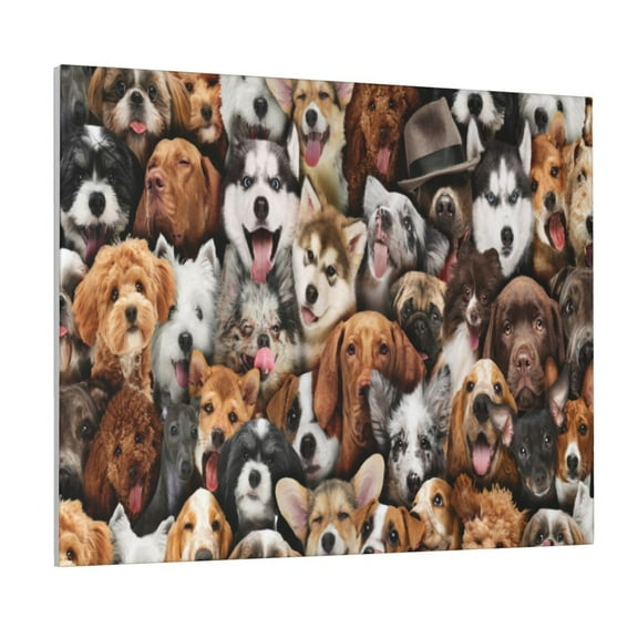 Logiee various dog breeds Print Canvas Wall Art ,Art Poster,Canvas Decorative Picture,Decor Wall Pictures for Living Room Bedroom Bathroom,Ready to Hang