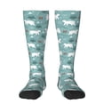 thumbnail image 1 of Logiee whiter Snow bear Print Print Gift Stocking Stuffers,Adult Stockings,Novelty Socks,Funny Socks Birthday Running Walking Sleeping, 1 of 6
