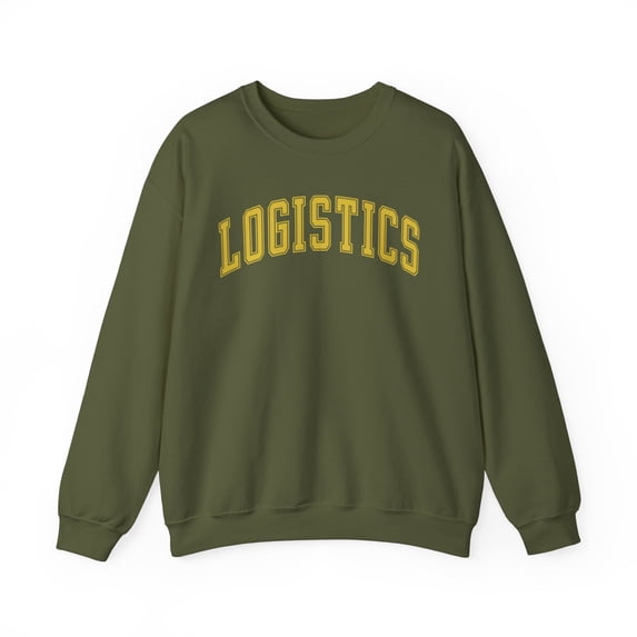 Logistics Sweatshirt Gifts Crew Neck Shirt Long Sleeve Unisex