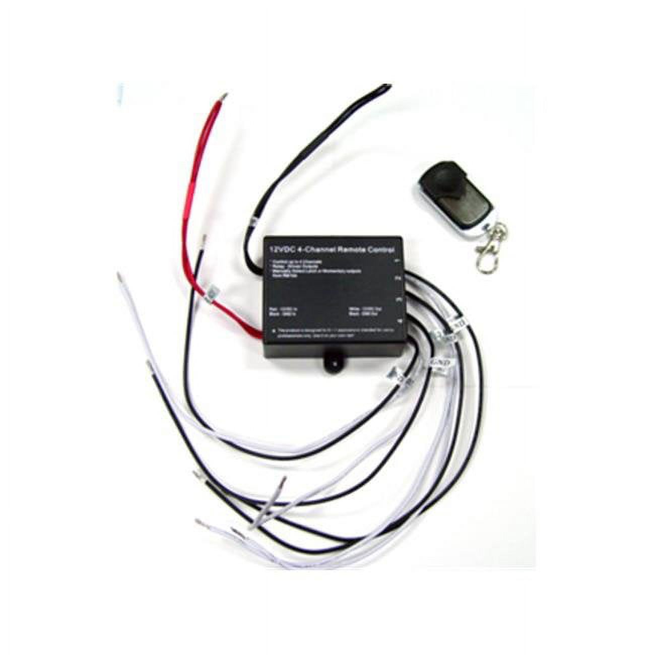 Logisys RM04X 4 Channel Remote Control Relay Switch, 12VDC