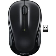 Logitech M325S Wireless Mouse Compact and Comfortable with Speed Wheel, Black, Black