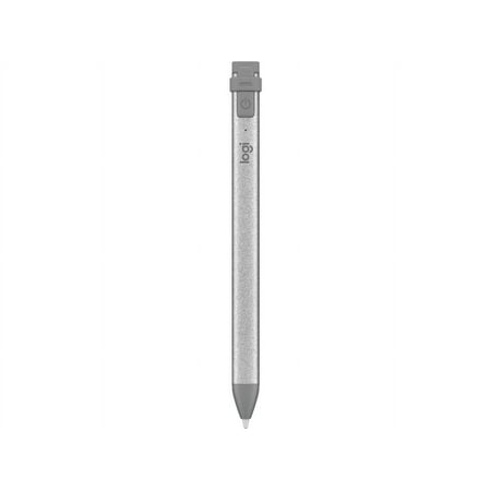 Logitech - Crayon Digital Pencil for All Apple iPads (2018 releases and later) - Mid Gray