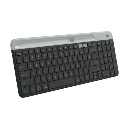 Logitech - K580 Multi-Device Chrome OS Edition Full-size Wireless Membrane Keyboard - Graphite