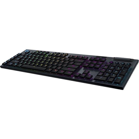 Logitech 920-009512 G915 TKL Tenkeyless Lightspeed Wireless RGB Mechanical Gaming Keyboard Linear - Carbon