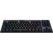 Logitech 920-009512 G915 TKL Tenkeyless Lightspeed Wireless RGB Mechanical Gaming Keyboard Linear - Carbon