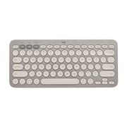 Logitech Multi-Device Bluetooth Keyboard, Sand, Sand