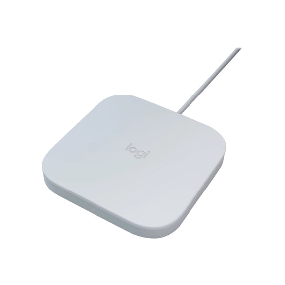 Logitech 950-000021 POWERED Wireless Charging Pad - White
