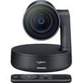 thumbnail image 1 of Logitech Rally 4K (2160P) Web Cam with Adjustable Mount, Black, Auto Focus, 1 of 4