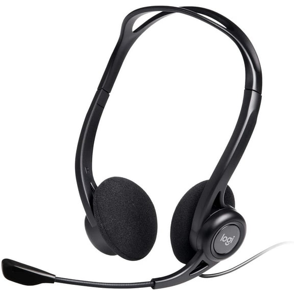 Logitech 960 USB Computer Headset, Black