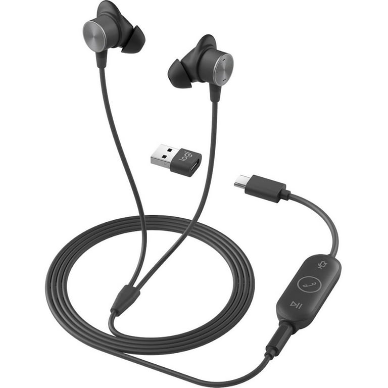 504556 新品未開封　Logicool ZONE WIRED Amazon.com: Logitech Zone Wired Earbuds : Electronics