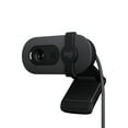 thumbnail interactive-video image 1 of Logitech Brio 100 Full HD Webcam for Meetings and Streaming, Auto-Light Balance, Built-In Mic, Privacy Shutter, Graphite, 1 of 12