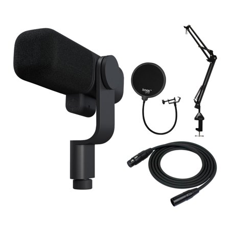 Logitech Blue Sona Dual-Diaphragm Dynamic XLR Mic (Graphite) with Accessories