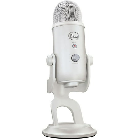 Blue Yeti Wired Microphone, White Mist