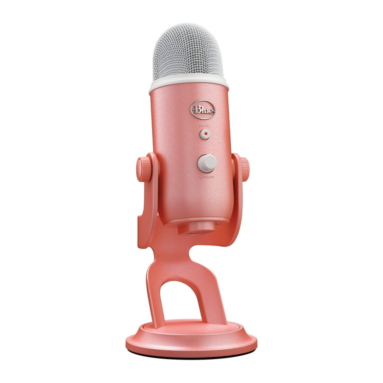 Logitech Blue Professional Multi-Pattern USB Condenser Gaming Microphone with Exclusive Streamlabs Pink Dawn - Walmart.com