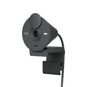 Logitech Brio 1080p Webcam, Auto Light Correction, Privacy Shutter, USB-C, Graphite