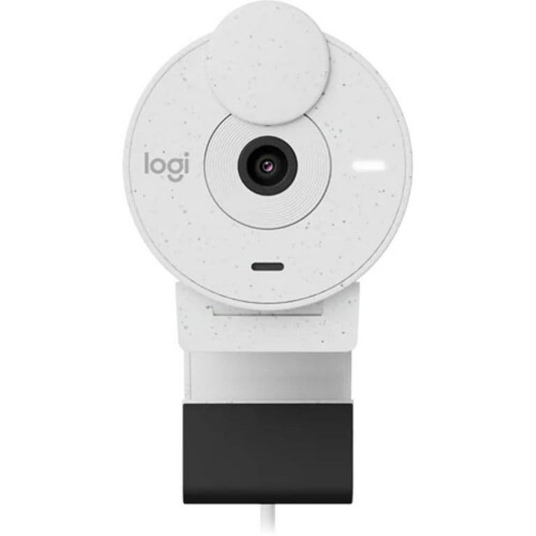 Logitech Brio 300 1080p Full HD Webcam, Off-White 