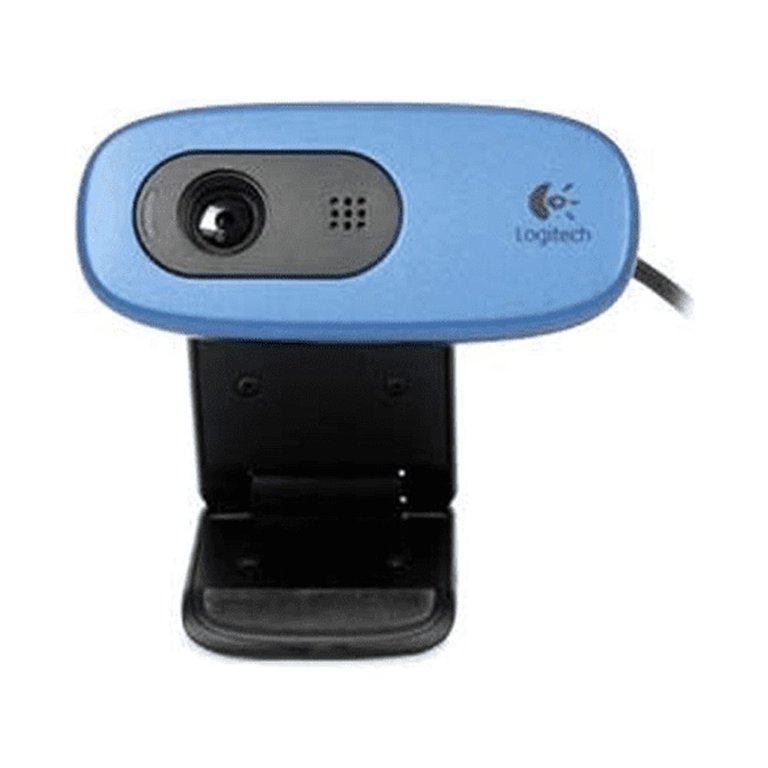 Logitech C260 Webcam (Peacock Blue) New