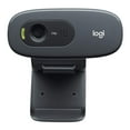 thumbnail image 1 of Logitech C270 HD Webcam, 720p, Widescreen HD Video Calling,Light Correction, Noise-Reducing Mic, For Skype, FaceTime, Hangouts, WebEx, PC/Mac/Laptop/Macbook/Tablet - Black, 1 of 5
