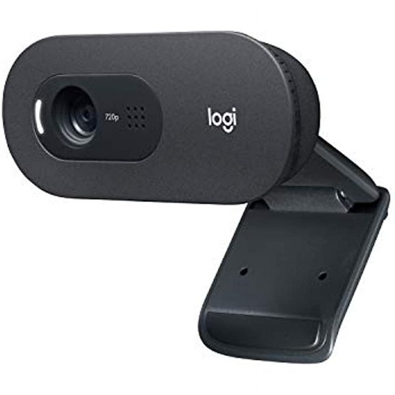Logitech C505 HD Webcam - 720p HD External USB Camera for Desktop or Laptop with Long-Range Microphone, Compatible with PC or Mac