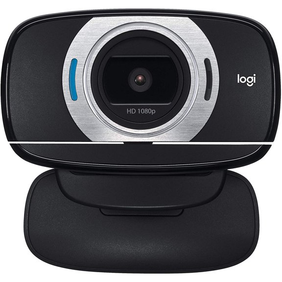 Logitech C615 HD Webcam 1080p with Auto Focus, Fold and Go Design (Bulk Package Non-Retail Box)