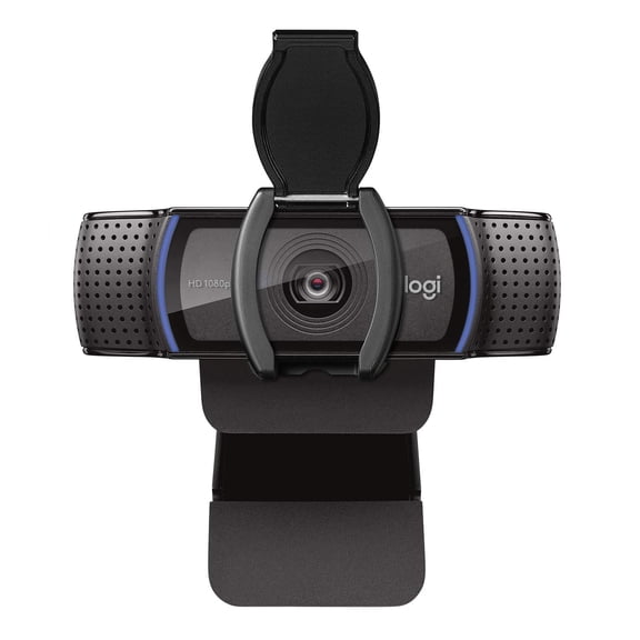 Logitech C920S HD Pro Webcam with Privacy Shutter - Widescreen Video Calling and Recording, 1080p Streaming Camera, Desktop or Laptop Webcam