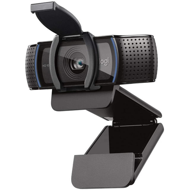 Logitech C920S HD Pro Webcam with Privacy Shutter, Computer Camera with ...