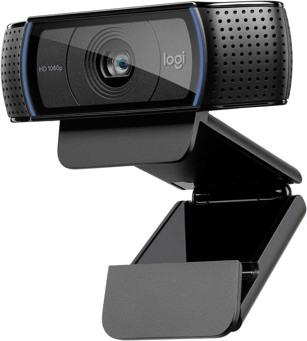 Logitech C920X Webcam, 30 fps, Black, USB