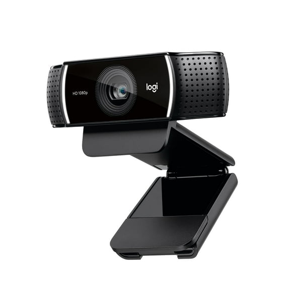 Logitech C922 Pro Stream Webcam, 1080P Camera for HD Video Streaming & Recording, Black