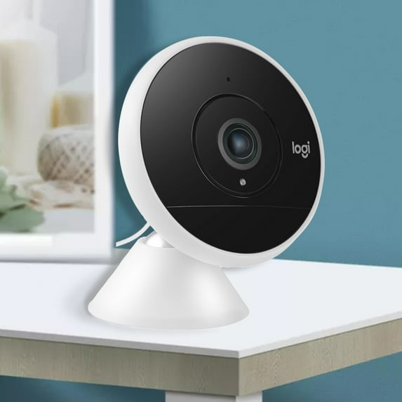 Logitech Circle 2 Indoor/Outdoor Weatherproof Wired Home Security Camera Compatible with Alexa/Apple HomeKit/Google Assistant