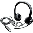 thumbnail image 1 of Logitech ClearChat Comfort USB Headset H390 with Microphone (Black), 1 of 9
