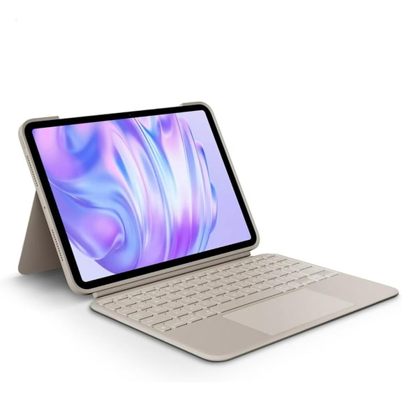 Logitech Combo Touch for iPad Pro 13-inch (M4, 2024) Keyboard Case with Trackpad 920-013280- Sand